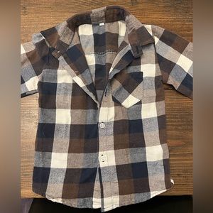 Boys long sleeve flannel